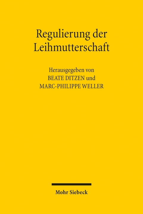 Regulierung der Leihmutterschaft - 