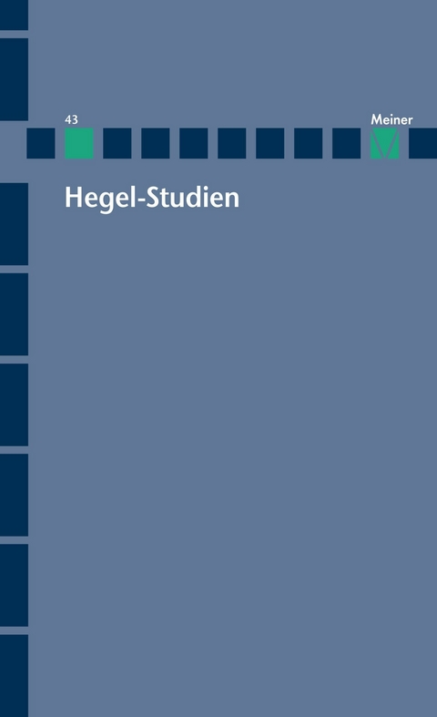 Hegel-Studien Band 43 - 