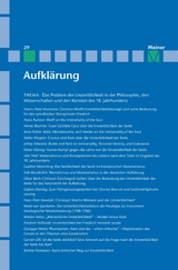 Aufklärung, Band 29: Das Problem der Unsterblichkeit in der Philosophie, den Wissenschaften und den Künsten des 18. Jahrhunderts - 