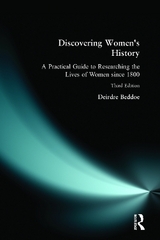 Discovering Women's History - Beddoe, Deirdre