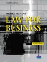 Law for Business - Keenan, Denis