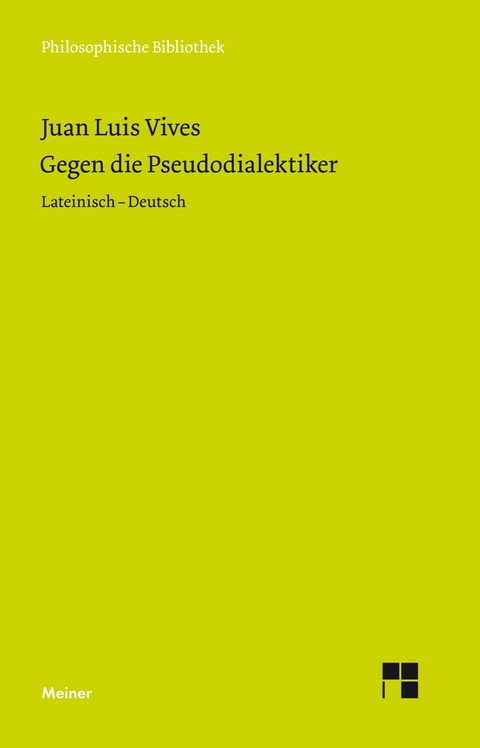 Gegen die Pseudodialektiker -  Juan Luis Vives