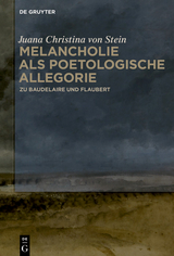 Melancholie als poetologische Allegorie -  Juana Christina Stein