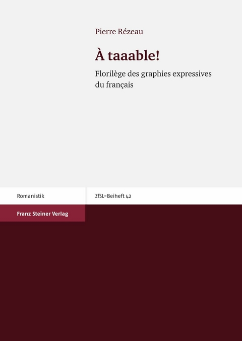 À taaable! -  Pierre Rézeau