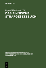 Das Finnische Strafgesetzbuch - 