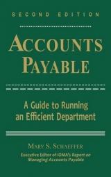 Accounts Payable - Schaeffer, Mary S.; Institute of Management and Administration (IOMA)