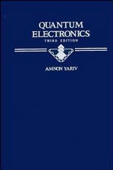 Quantum Electronics - Yariv, Amnon