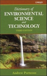 Dictionary of Environmental Science and Technology - Porteous, Andrew