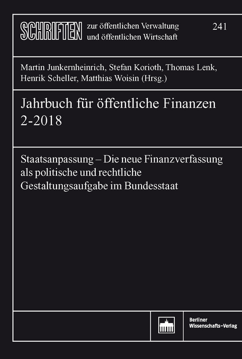 Jahrbuch für öffentliche Finanzen 2-2018 - 