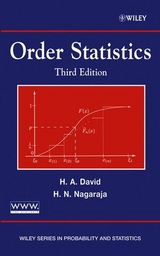 Order Statistics - David, Herbert A.; Nagaraja, Haikady N.