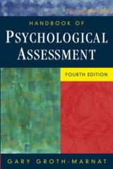 Handbook of Psychological Assessment - Groth-Marnat, Gary