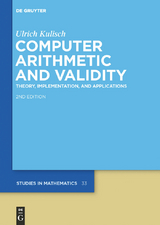 Computer Arithmetic and Validity - Ulrich Kulisch