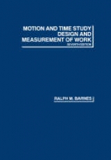 Motion and Time Study - Barnes, Ralph M.