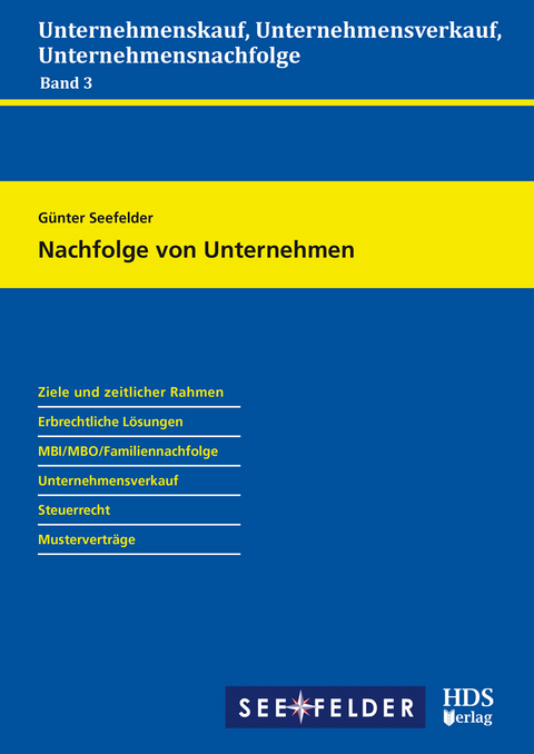 Nachfolge von Unternehmen -  Günter Seefelder