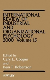 International Review of Industrial and Organizational Psychology 2000, Volume 15 - Cooper, Cary; Robertson, Ivan T.