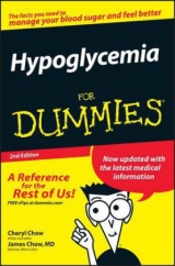 Hypoglycemia For Dummies - Chow, Cheryl; Chow, James