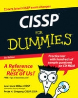 CISSP For Dummies - Miller, Lawrence H.; Gregory, Peter H.