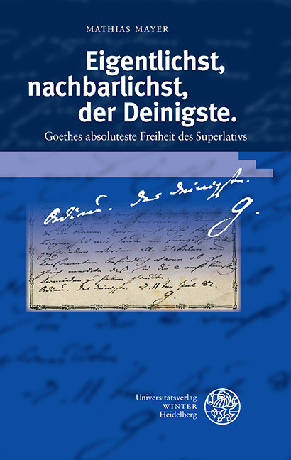 Eigentlichst, nachbarlichst, der Deinigste -  Mathias Mayer