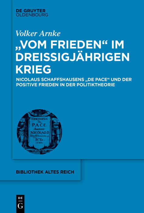 'Vom Frieden' im Dreißigjährigen Krieg -  Volker Arnke