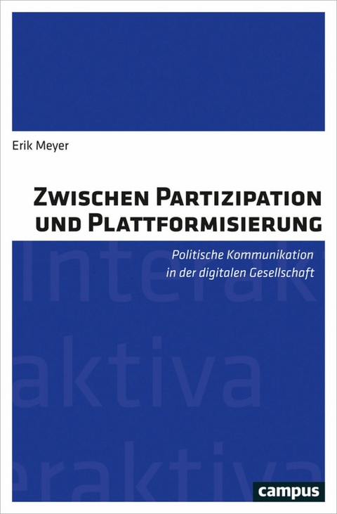 Zwischen Partizipation und Plattformisierung -  Erik Meyer