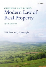 Cheshire and Burn's Modern Law of Real Property - Burn, E.H.; Cartwright, J.