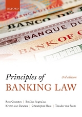 Principles of Banking Law - Cranston, Sir Ross; Avgouleas, Emilios; Zwieten, Kristin van; Sante, Theodore van; Hare, Christopher