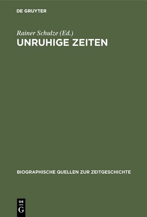 Unruhige Zeiten - 