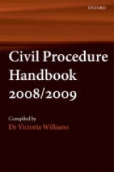 Civil Procedure Handbook - Williams, Victoria