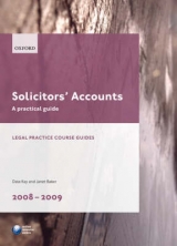 Solicitors' Accounts 2008-2009 - Kay, Dale