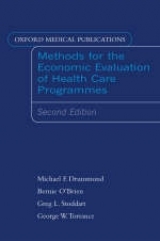 Methods for the Economic Evaluation of Health Care Programmes - Drummond, M.F.; O'Brien, Bernie J.; Stoddart, Greg L.; Torrance, George