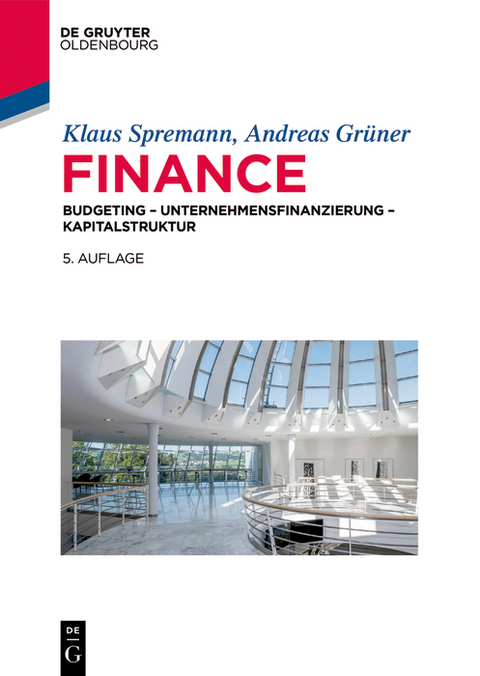 Finance - Klaus Spremann, Andreas Grüner