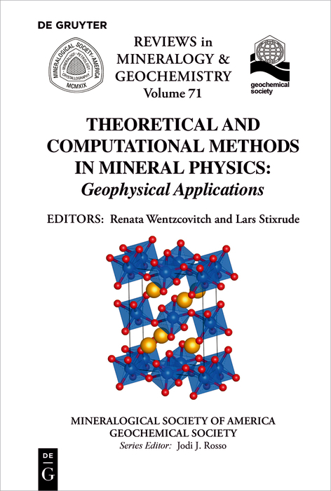 Theoretical and Computational Methods in Mineral Physics - 