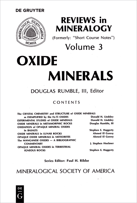 Oxide Minerals - 