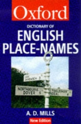 A Dictionary of English Place-names - Mills, A. D.