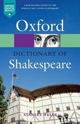 A Dictionary of Shakespeare - Wells, Stanley