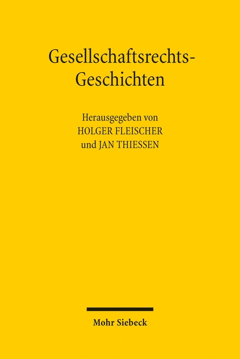 Gesellschaftsrechts-Geschichten - 