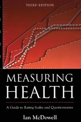 Measuring Health - McDowell, Ian