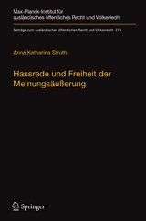 Hassrede und Freiheit der Meinungsäußerung - Anna Katharina Struth