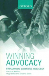 Winning Advocacy - Selby, Hugh M.