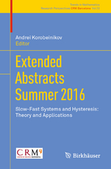 Extended Abstracts Summer 2016 - 