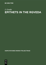 Epithets in the Rgveda - J. Gonda