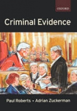 Criminal Evidence - Zuckerman, A. A. S.