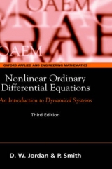 Nonlinear Ordinary Differential Equations - Jordan, D.W.