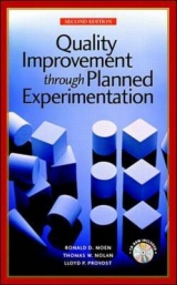 Quality Improvement Through Planned Experimentation - Moen, Ronald; Nolan, Thomas; Provost, Lloyd