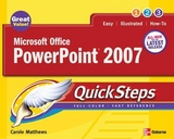 Microsoft Office PowerPoint 2007 QuickSteps - Matthews, Carole