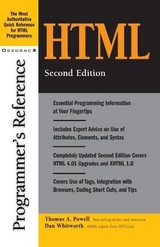 HTML Programmer's Reference - Powell, Thomas A.; Whitworth, Dan