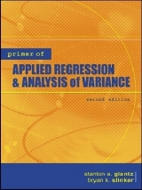 Primer  of Applied Regression & Analysis of Variance - Glantz, Stanton; Slinker, Bryan