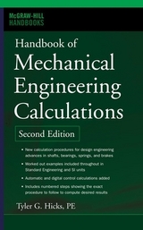 Handbook of Mechanical Engineering Calculations, Second Edition - Hicks, Tyler