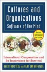 Cultures and Organizations: Software for the Mind - Hofstede, Geert; Hofstede, Gert Jan