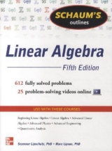 Schaum's Outline of Linear Algebra Fourth Edition - Lipschutz, Seymour; Lipson, Marc